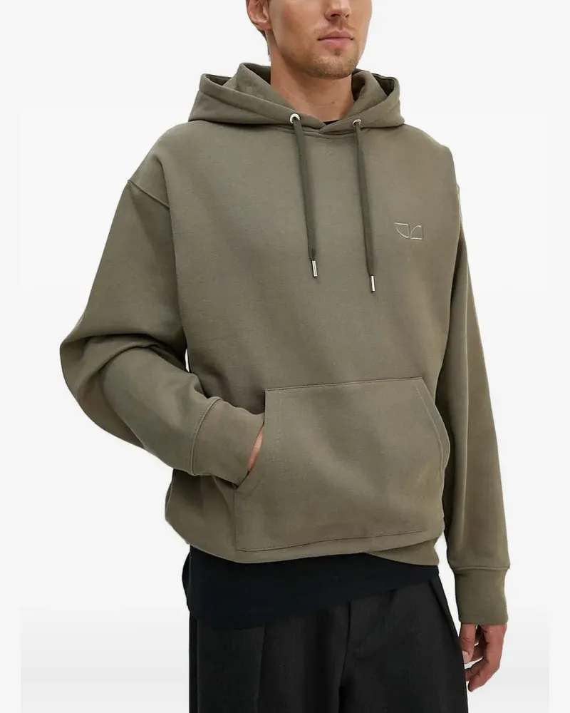 IRO Hoodie mit Logo-Stickerei - Grün Grün