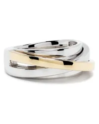 Tom Wood Orb Slim Duo Ring aus Sterlingsilber Silber