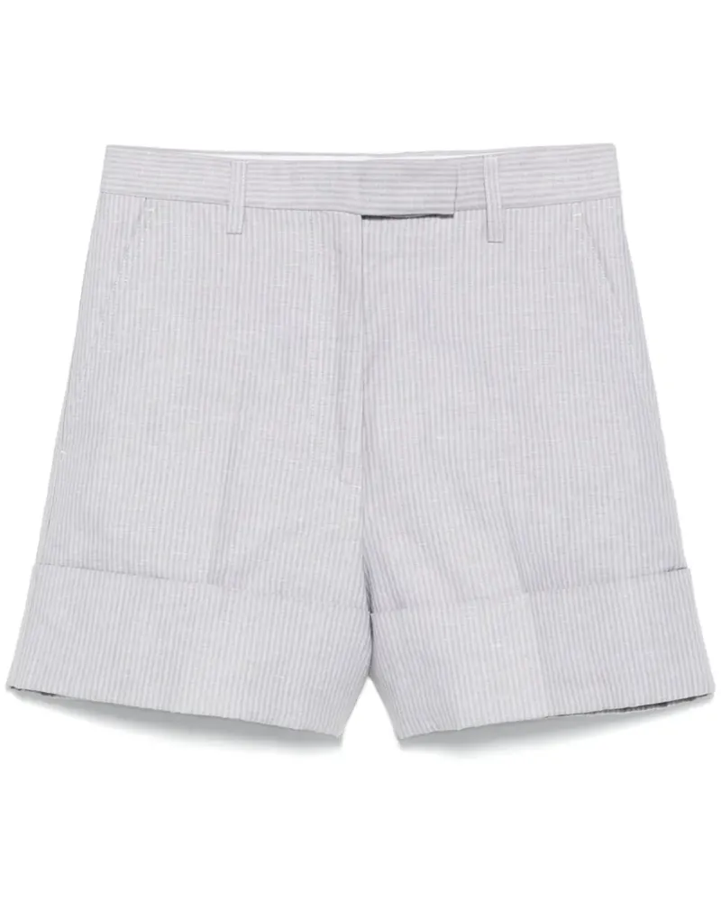 Thom Browne Shorts mit Nadelstreifen - Grau Grau