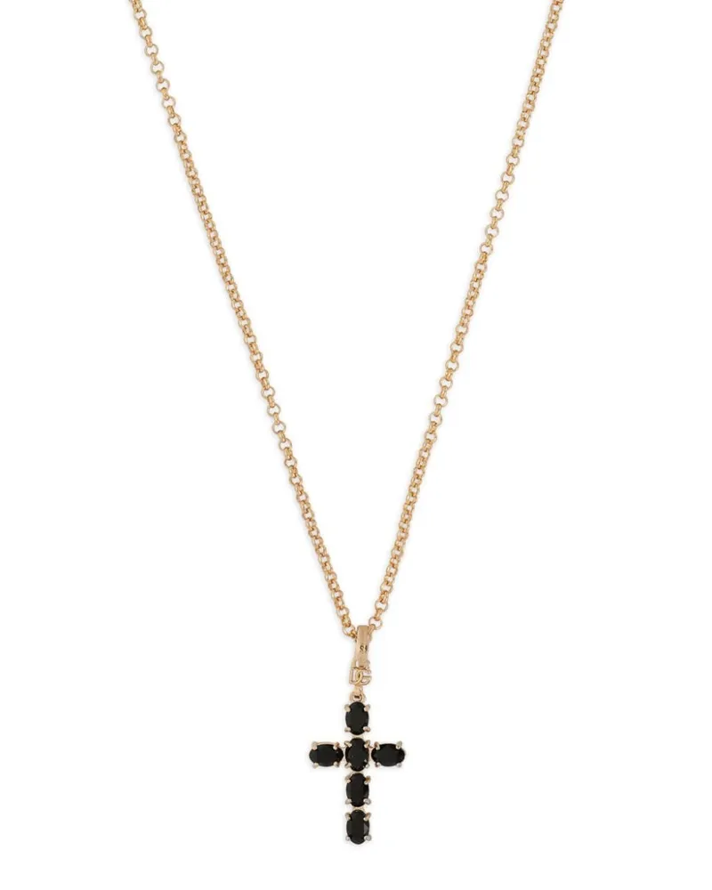 Dolce & Gabbana Kettenarmband mit Kreuz - Gold Gold