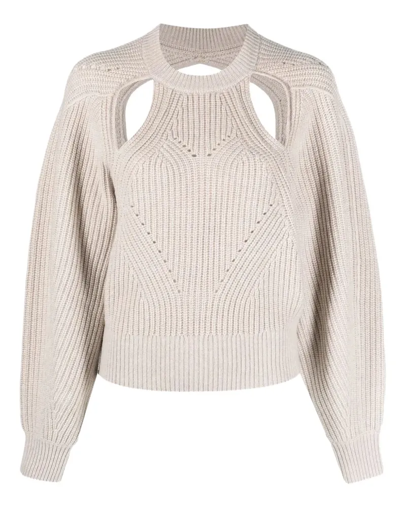 Isabel Marant Palma cut-out sweater - Nude Nude