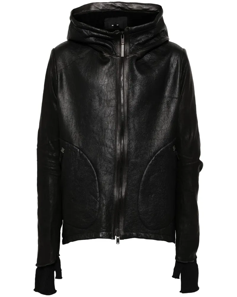 Isaac Sellam Flemmard Lederjacke - Schwarz Schwarz