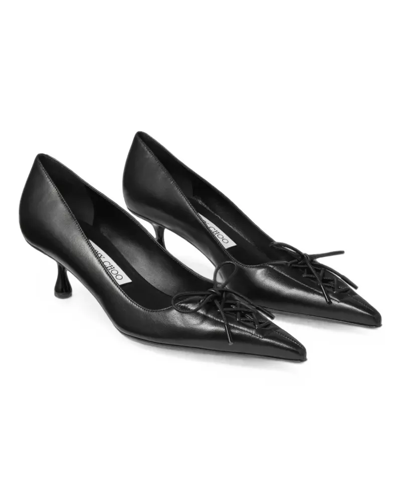 Jimmy Choo Scarlett Pumps aus Nappaleder 50mm - Schwarz Schwarz