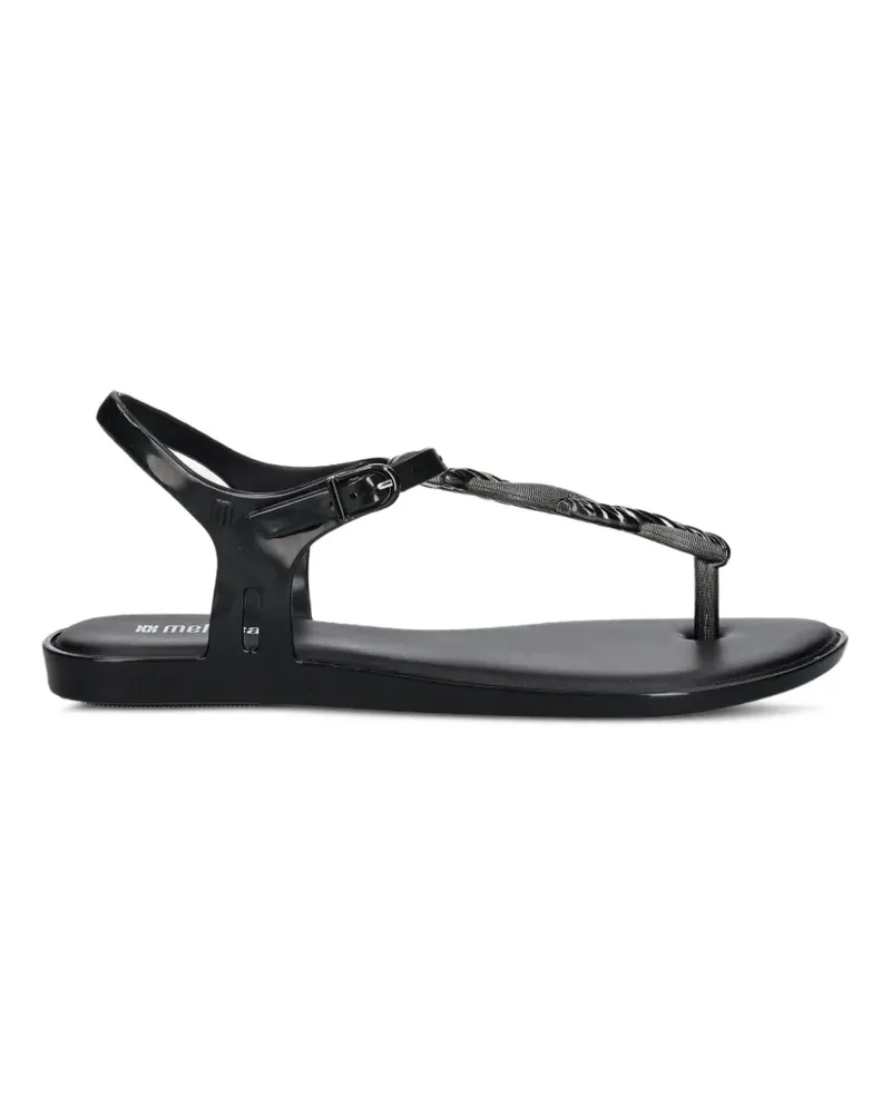 Melissa Solar Twist AD braided-strap buckle-fastening sandals - Schwarz Schwarz
