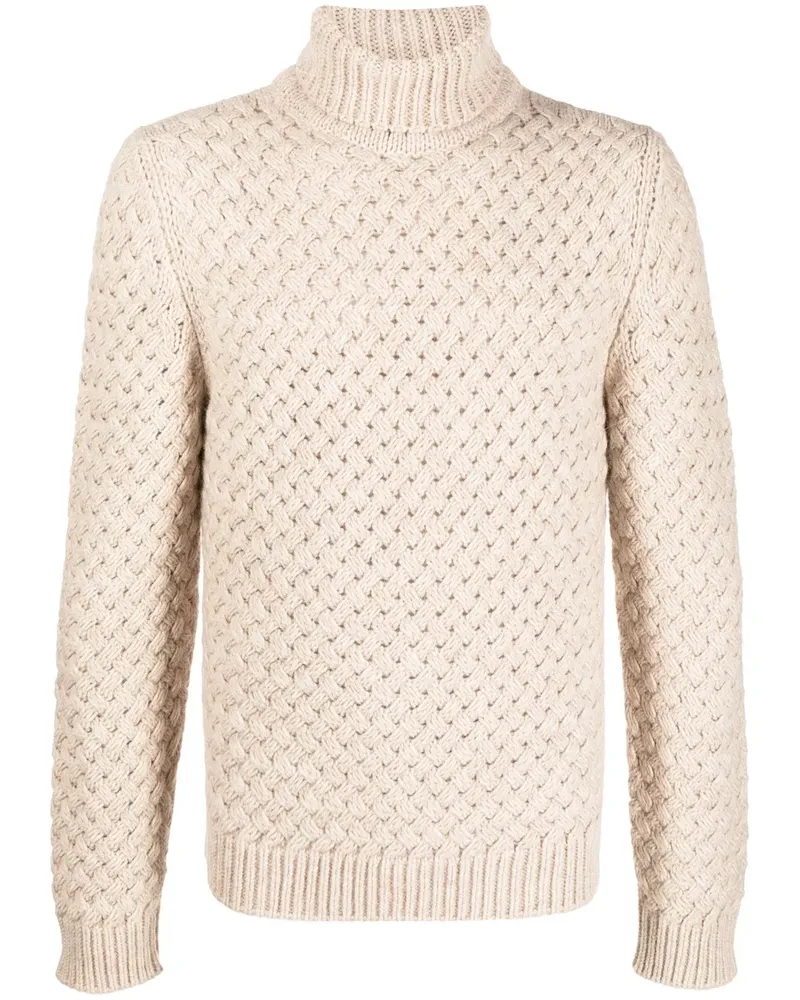 LARDINI Pullover mit Rollkragen - Nude Nude