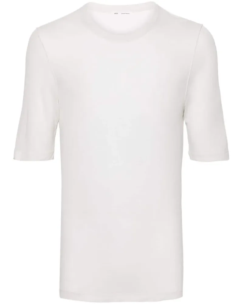 AMI Paris Semi-transparentes T-Shirt - Weiß Weiß