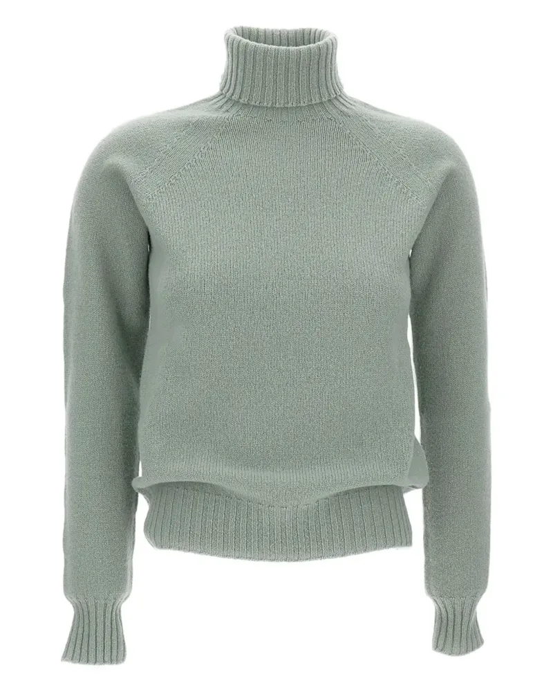Drumohr  Rollkragenpullover mit Raglanärmeln - Grün Grün
