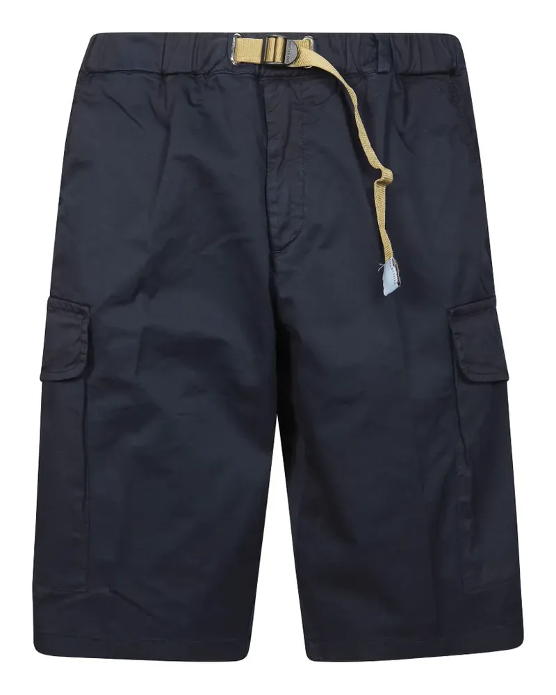 PLAN C belted cargo shorts - Blau Blau