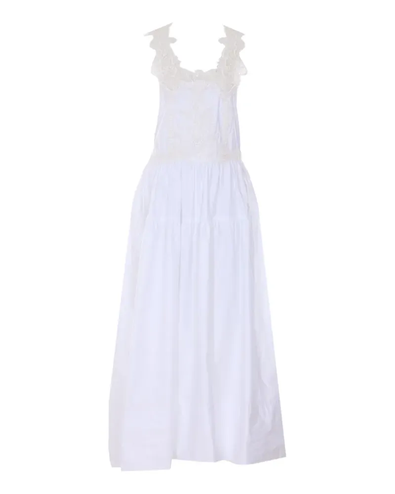 Maurizio Pecoraro lace open dress - Weiß Weiß