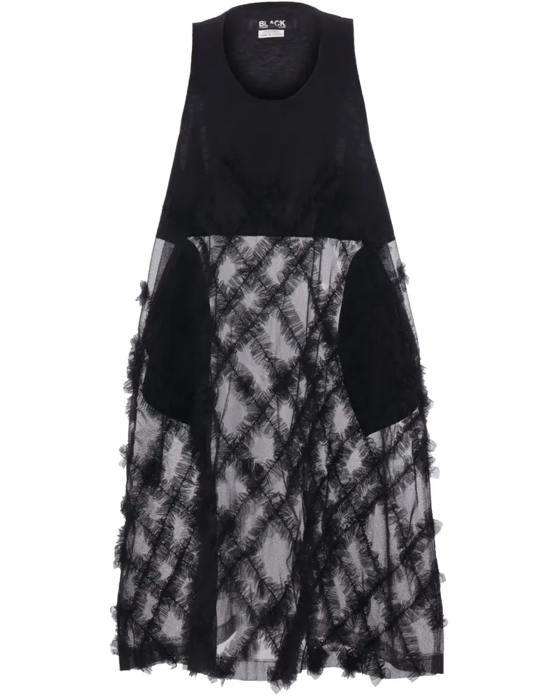 Comme des Garçons Tanktop aus Tüll - Schwarz Schwarz