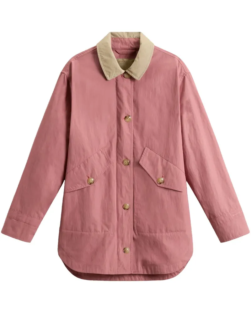 Woolrich Klassische Hemdjacke - Rosa Rosa