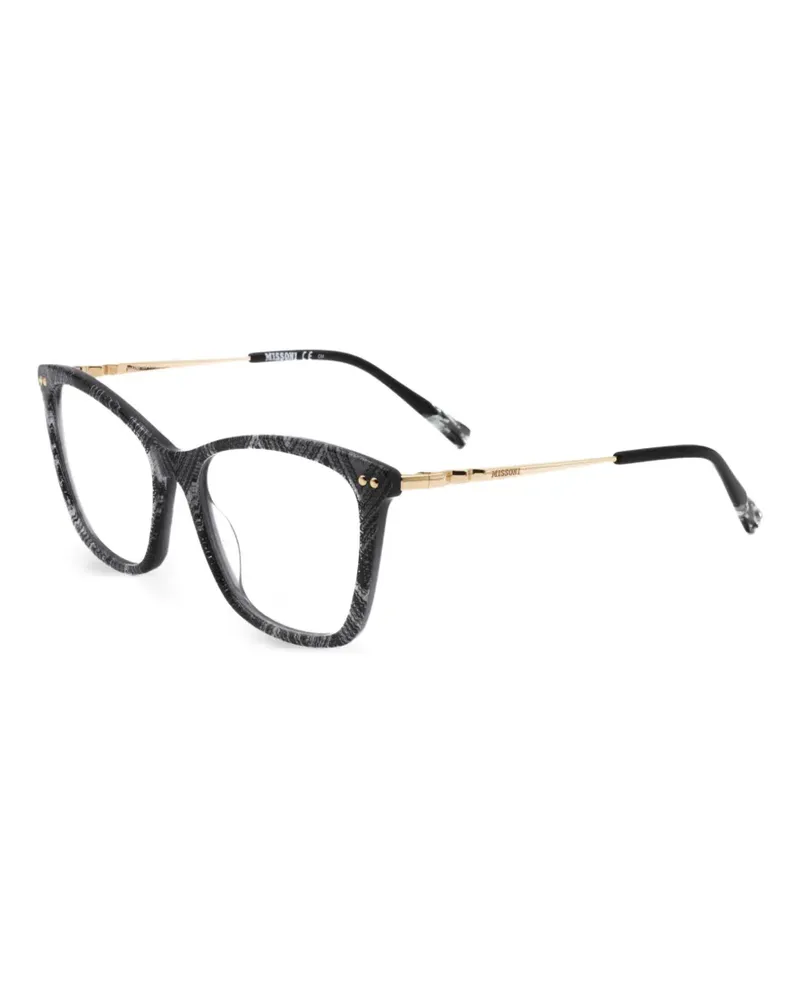 Missoni Gemusterte Brille mit eckigem Gestell - Grau Grau