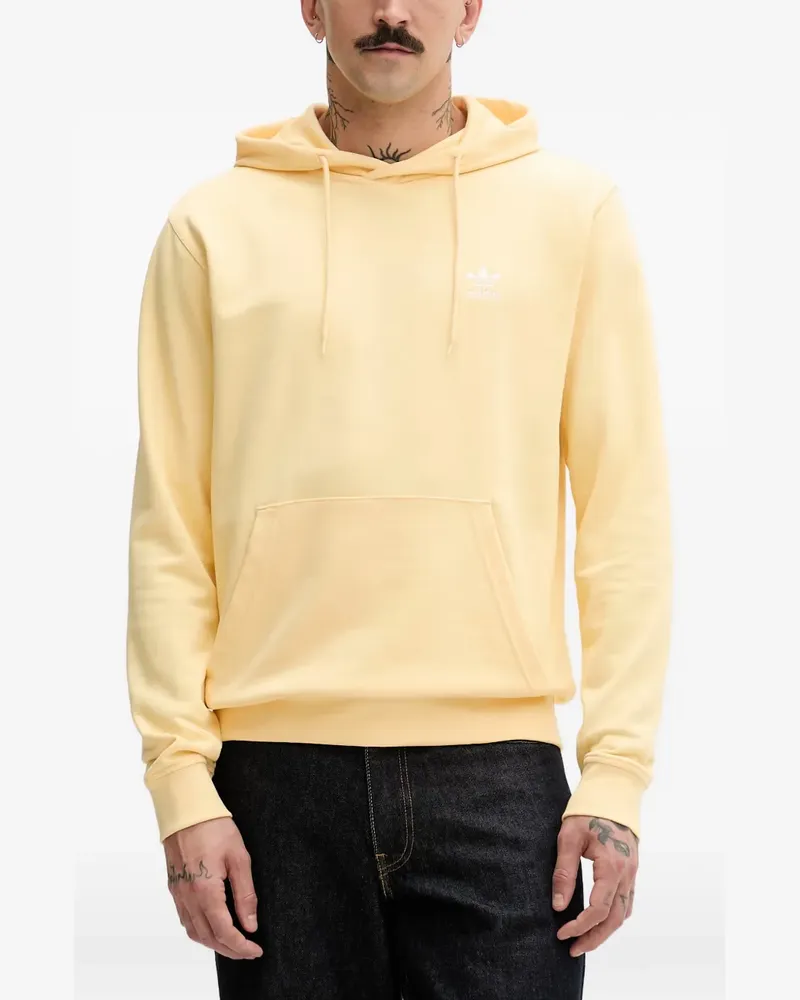 adidas Hoodie mit Logo-Stickerei - Gelb Gelb