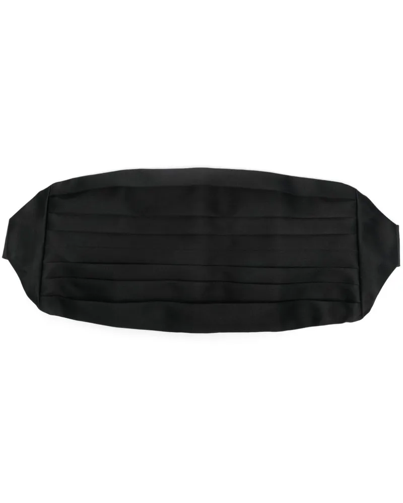 Dolce & Gabbana Kummerbund mit Falten - Schwarz Schwarz