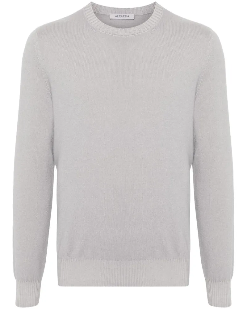 La Fileria Fein gestrickter Pullover - Grau Grau