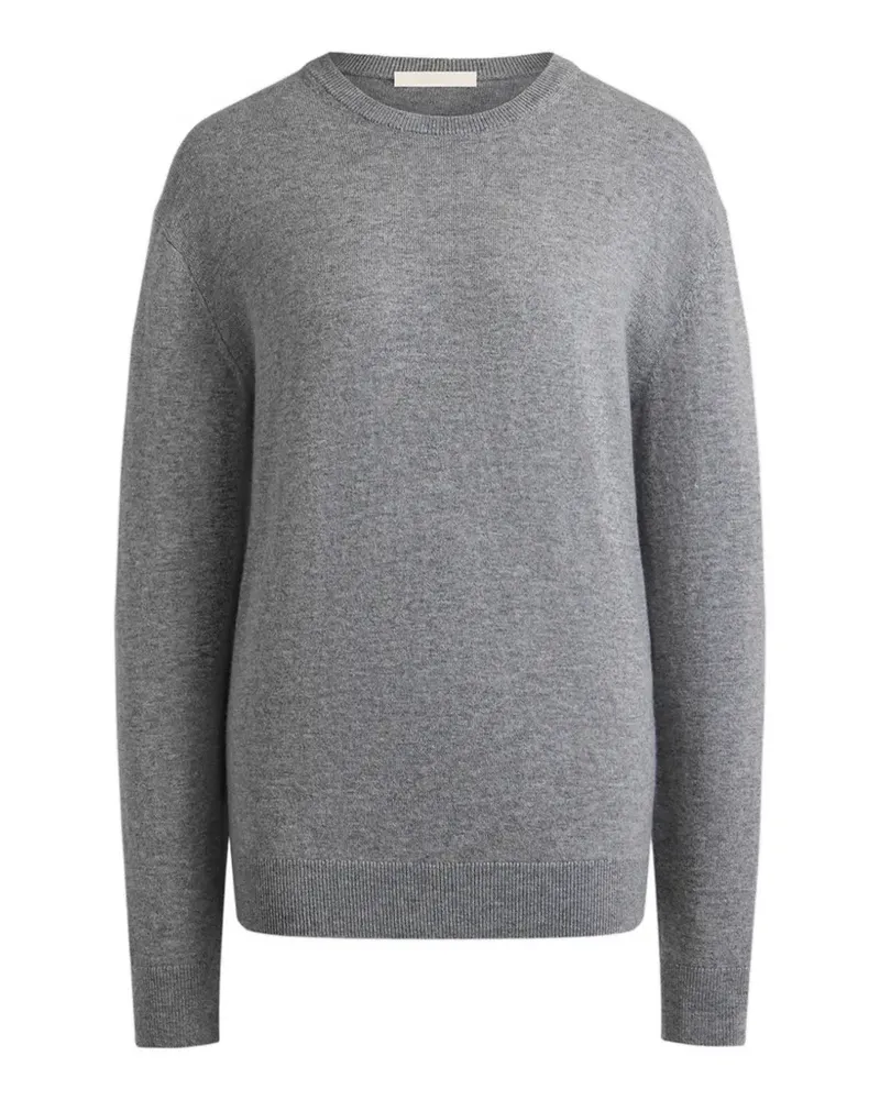 12 STOREEZ Pullover mit Rundhalsausschnitt - Grau Grau