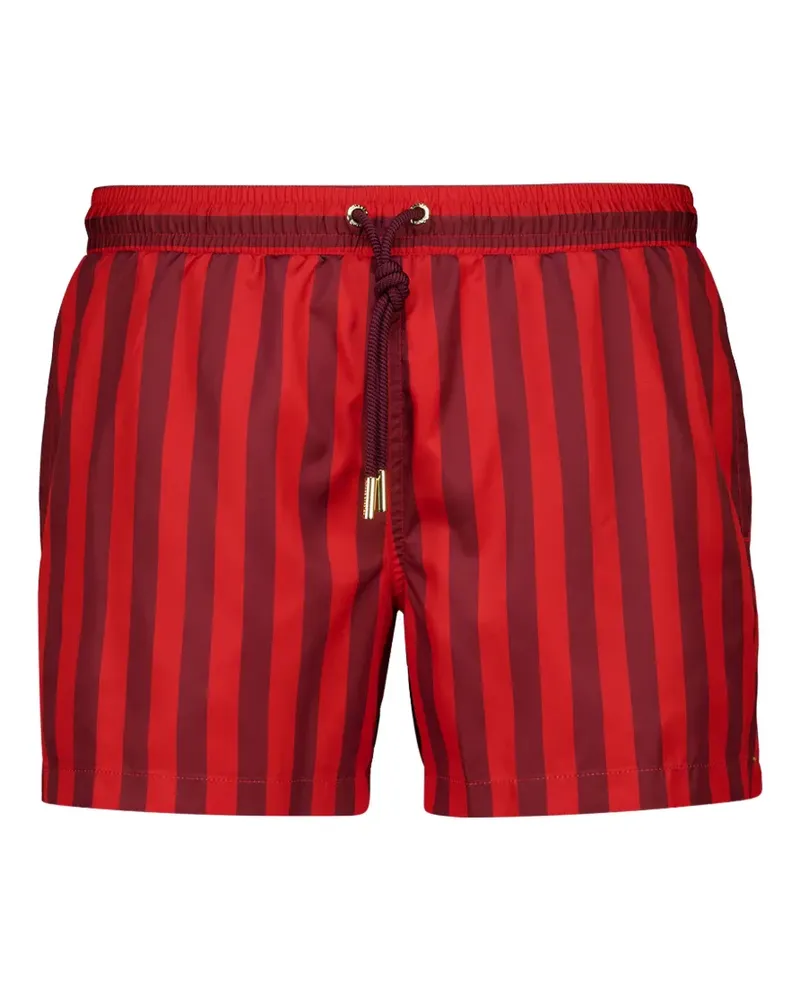 Orlebar Brown Gestreifte Jack Badeshorts - Rot Rot