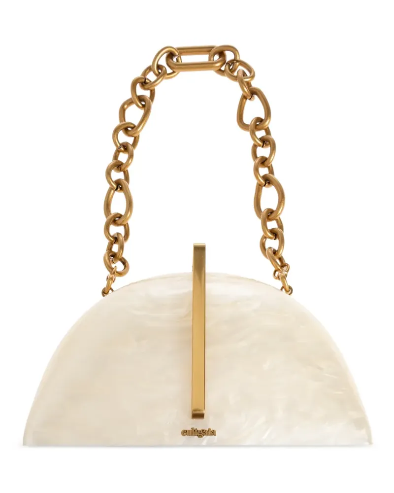 Cult Gaia Laguna Clutch mit Kette - Weiß Weiß