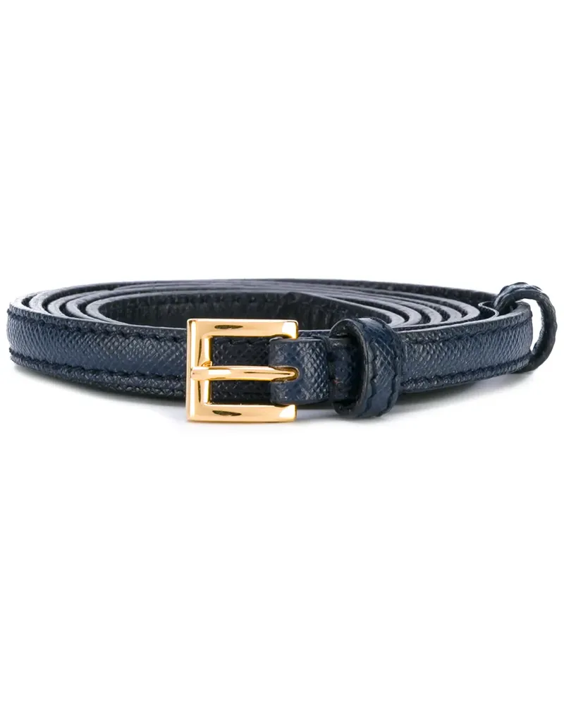 Prada Schmaler Gürtel - Blau Blau