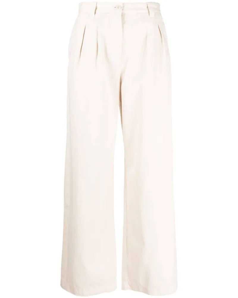 A.P.C. Hose mit weitem Bein - Nude Nude