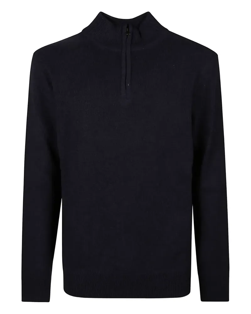 ARAGONA zip knitwear - Blau Blau