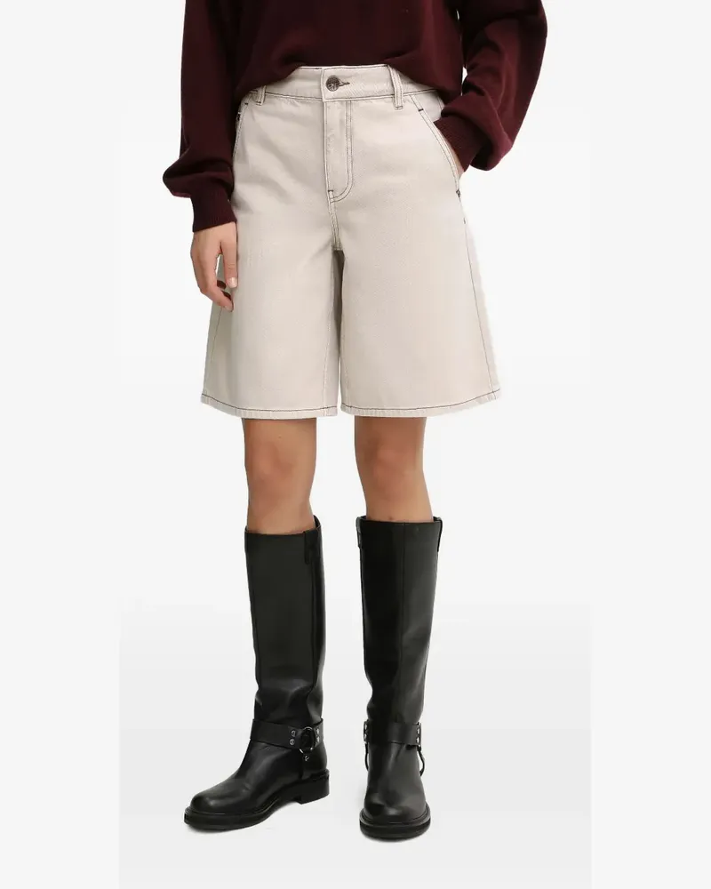 Miss Sixty belt-loop shorts - Nude Nude