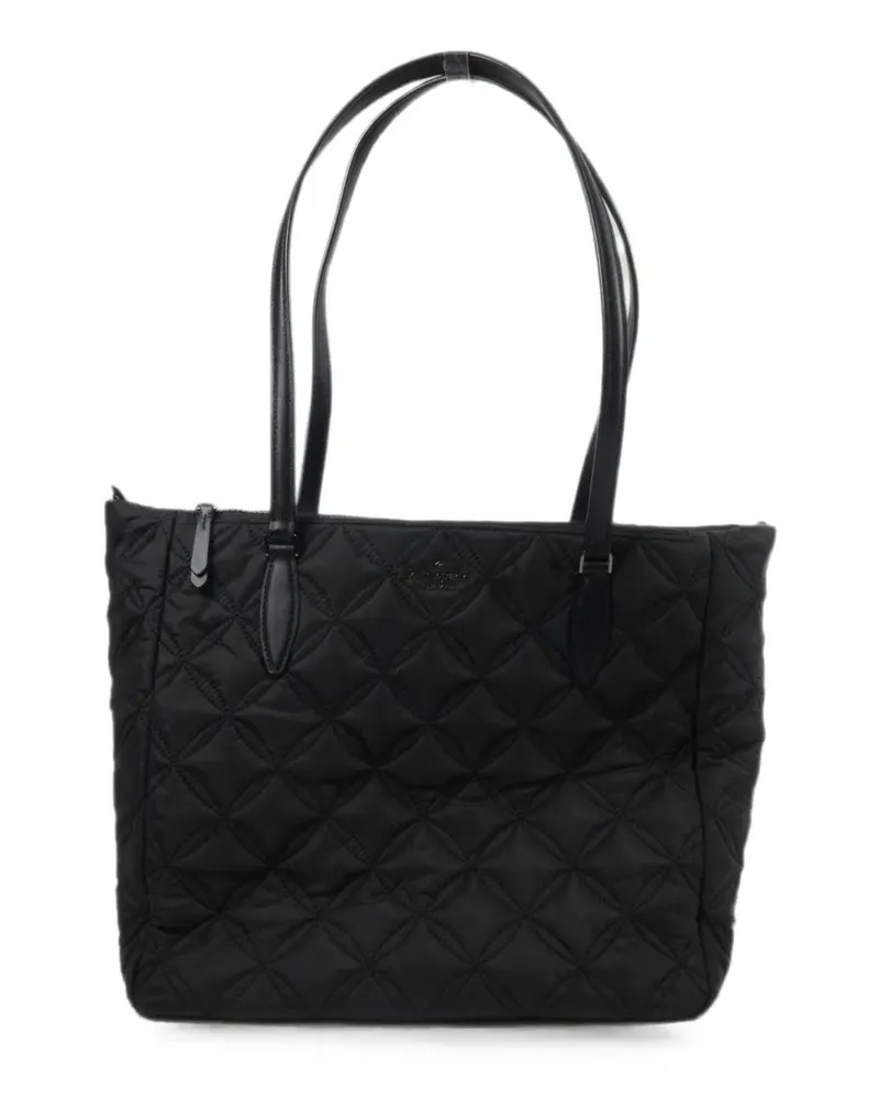 Kate Spade Tote Bag mit Steppung - Schwarz Schwarz