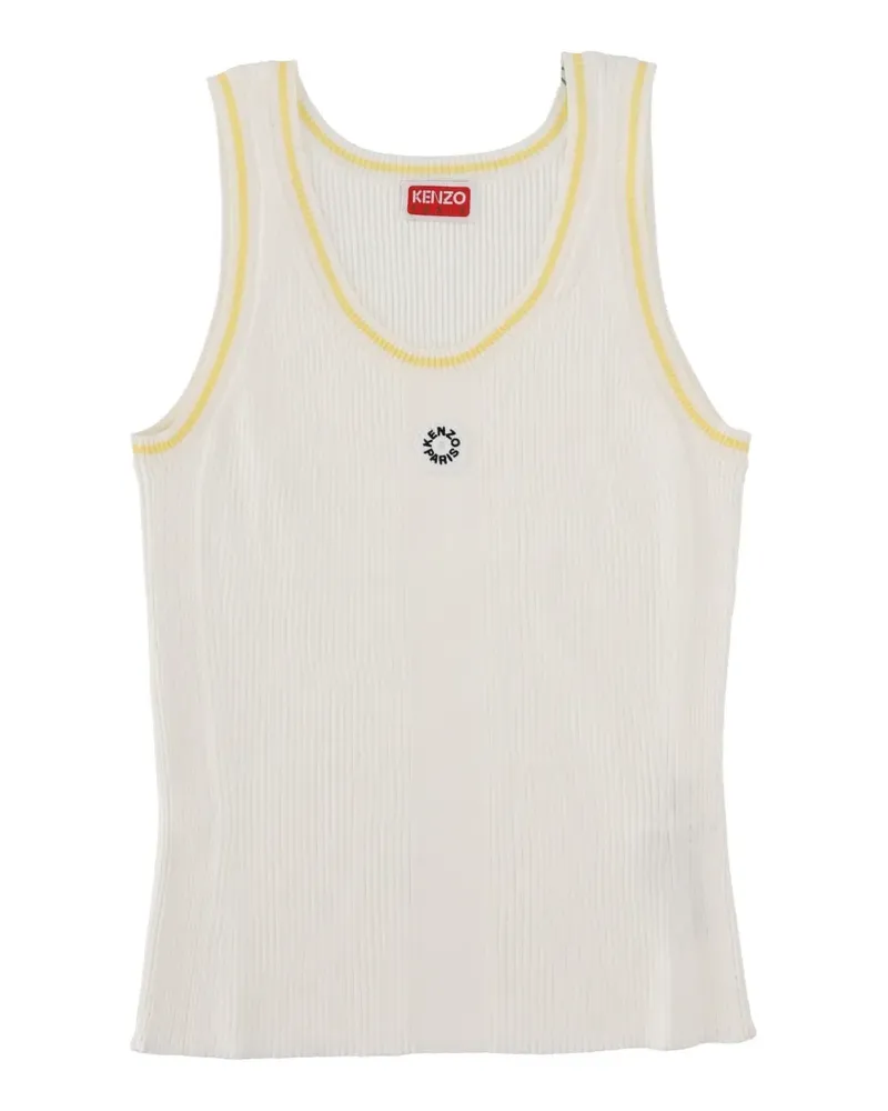 Kenzo Geripptes Top - Weiß Weiß