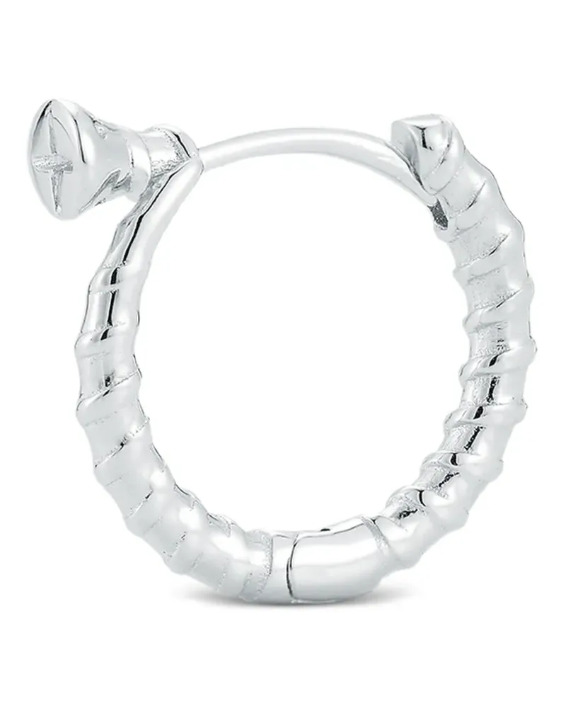 MATEO Creole mit Schraube - Silber Silber