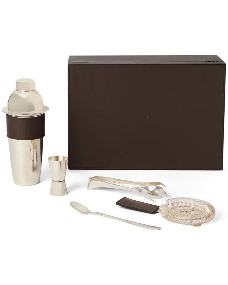Brunello Cucinelli Klassisches Cocktail-Set - Silber Silber