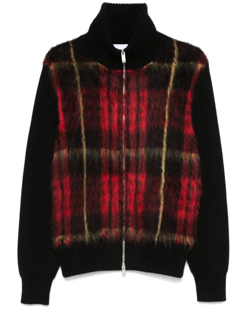 Alexander McQueen MacQueen Cardigan mit Schottenkaro - Rot Rot
