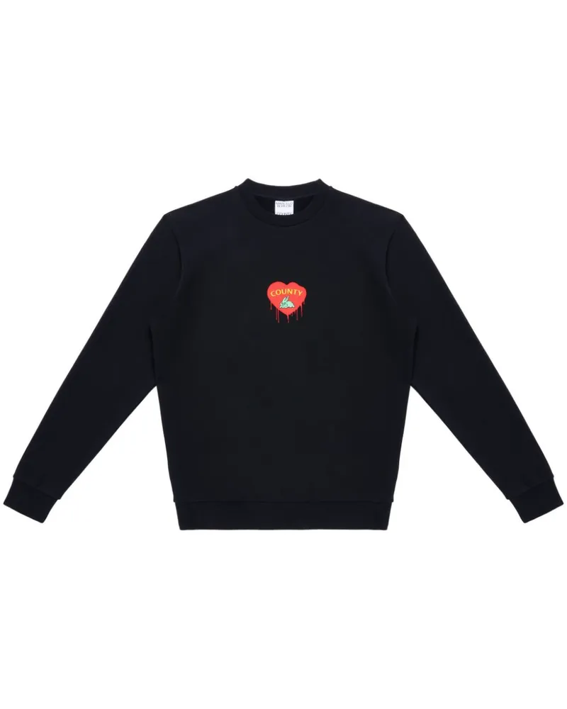 Marcelo Burlon | County of Milan Bunny Heart Sweatshirt - Schwarz Schwarz