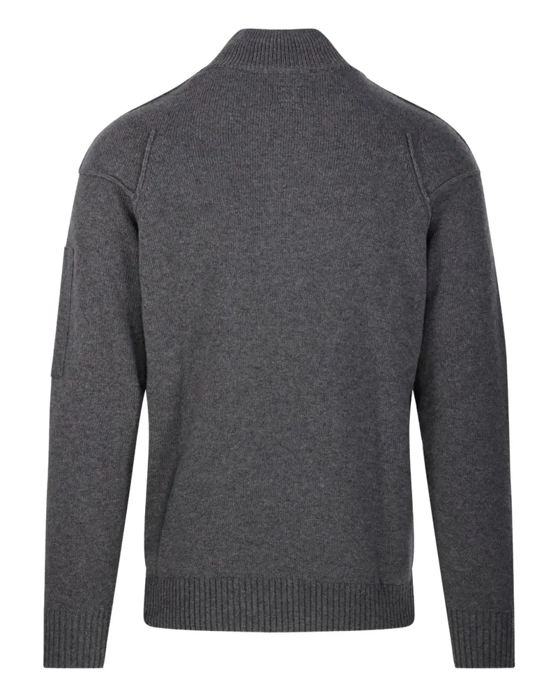 C.P. Company Pullover mit Reißverschluss - Grau Grau