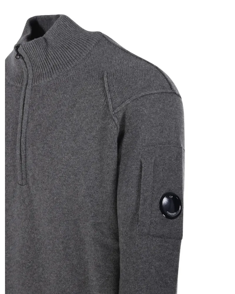 C.P. Company Pullover mit Reißverschluss - Grau Grau