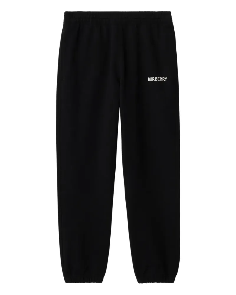 Burberry Jogginghose mit Logo - Schwarz Schwarz