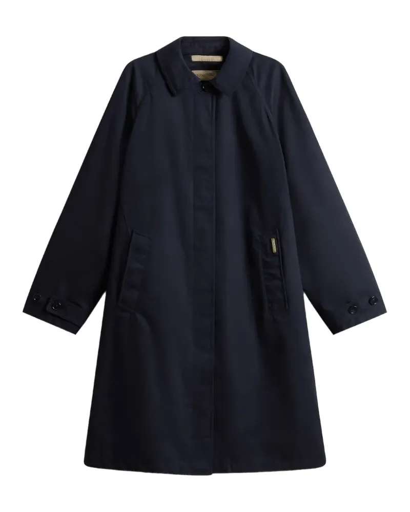 Woolrich Mantel mit Raglanärmeln - Blau Blau