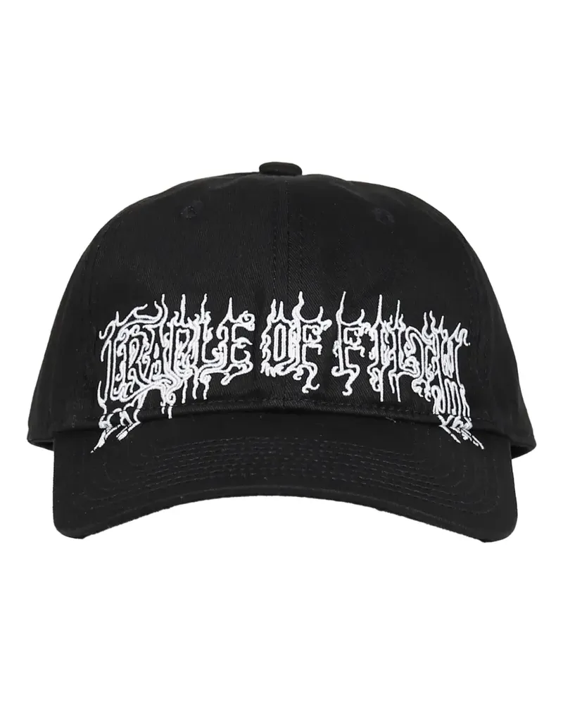 VETEMENTS Baseballkappe mit Logo-Stickerei - Schwarz Schwarz