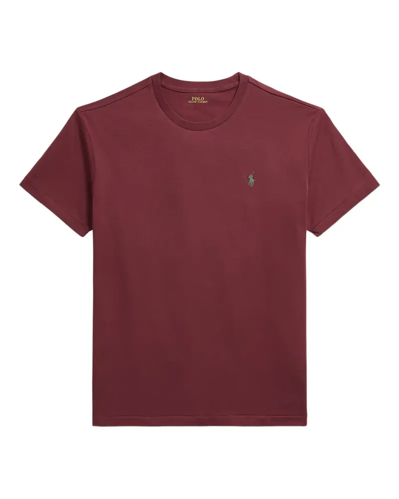 Ralph Lauren T-Shirt mit Logo-Stickerei - Rot Rot