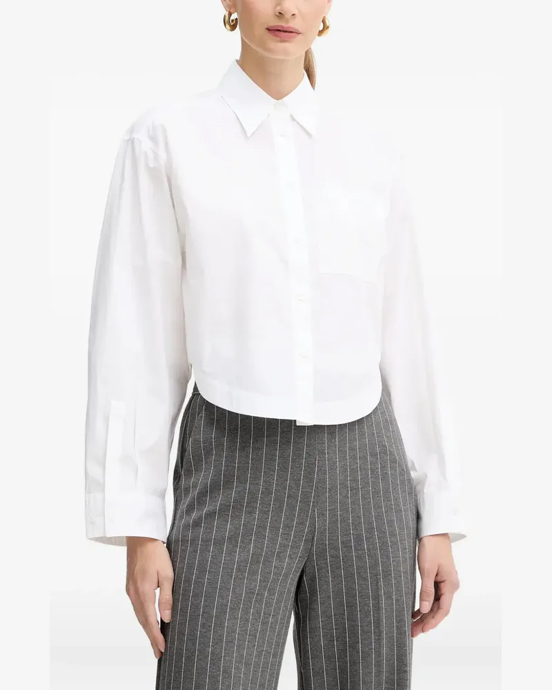 HUGO BOSS pocket long-sleeve shirt - Weiß Weiß