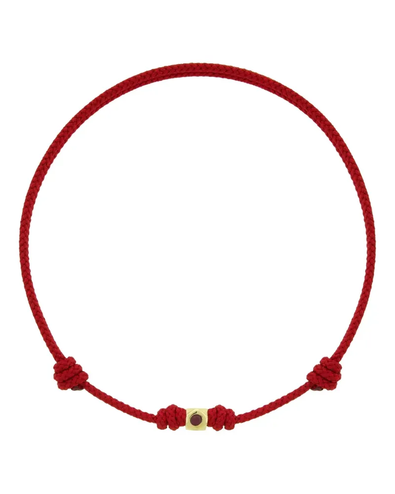 Luis Morais ruby cord bracelet - Rot Rot
