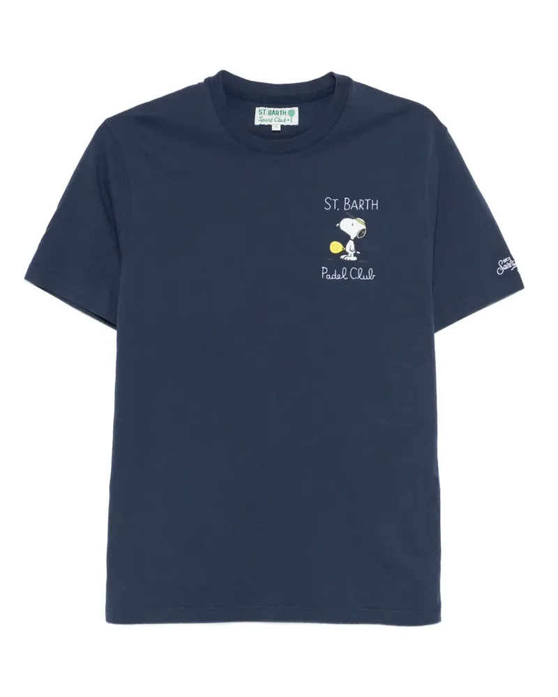 MC2 Saint Barth Snoopy Padel T-Shirt - Blau Blau