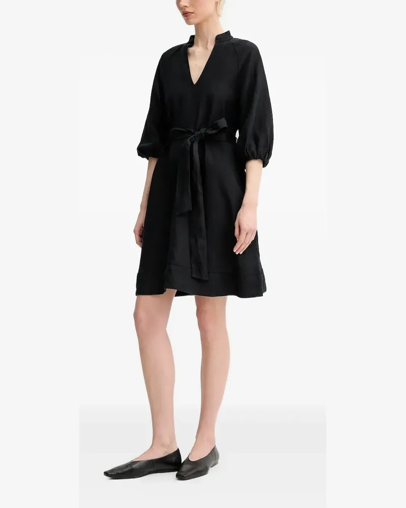 Marc O'Polo Kleid mit Puffärmeln - Schwarz Schwarz