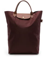 Longchamp Shopper mit Logo-Prägung Violett