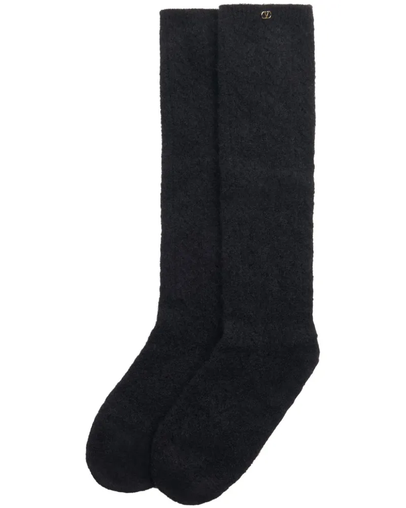 Valentino Garavani VLogo Signature Socken - Schwarz Schwarz