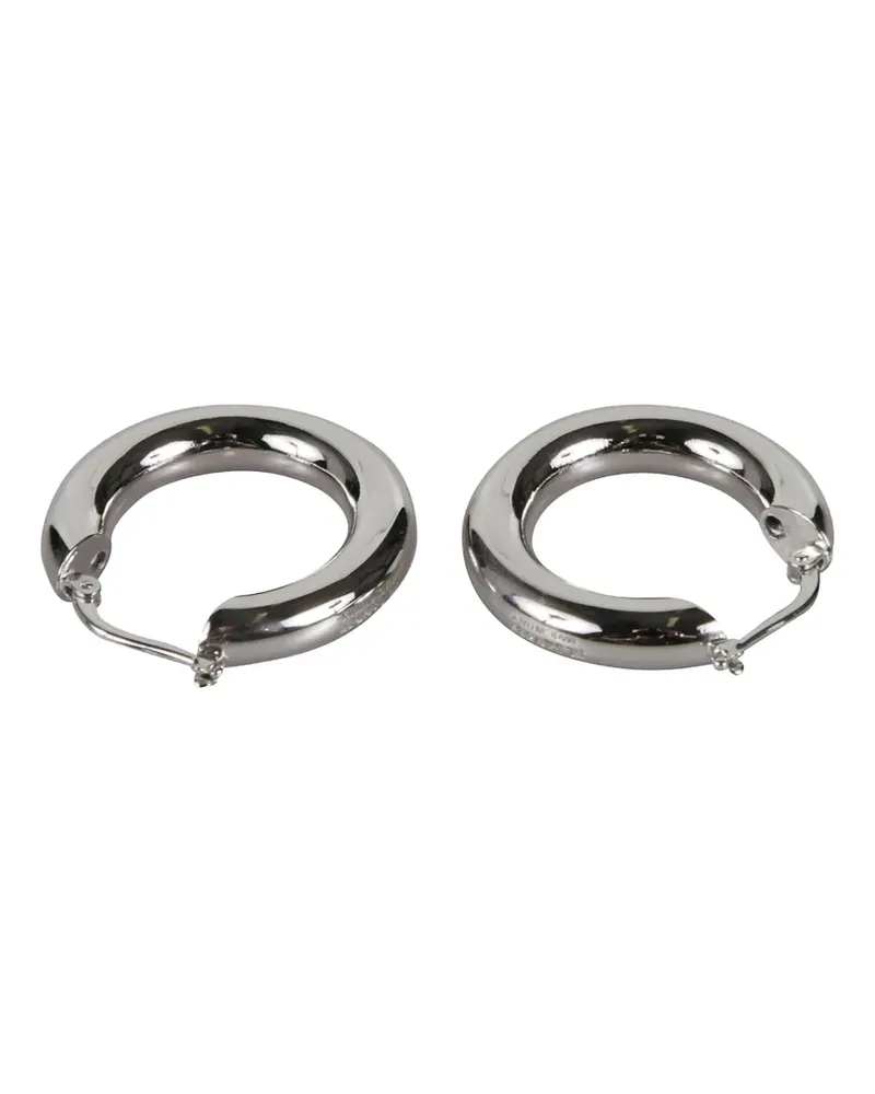 Jil Sander round-hoop earrings - Silber Silber
