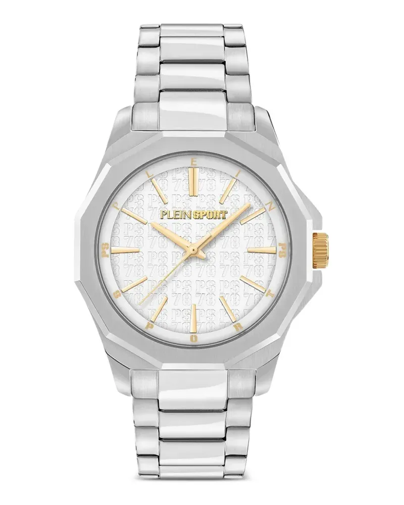 Philipp Plein Octagonal Silver Uhr - Weiß Weiß
