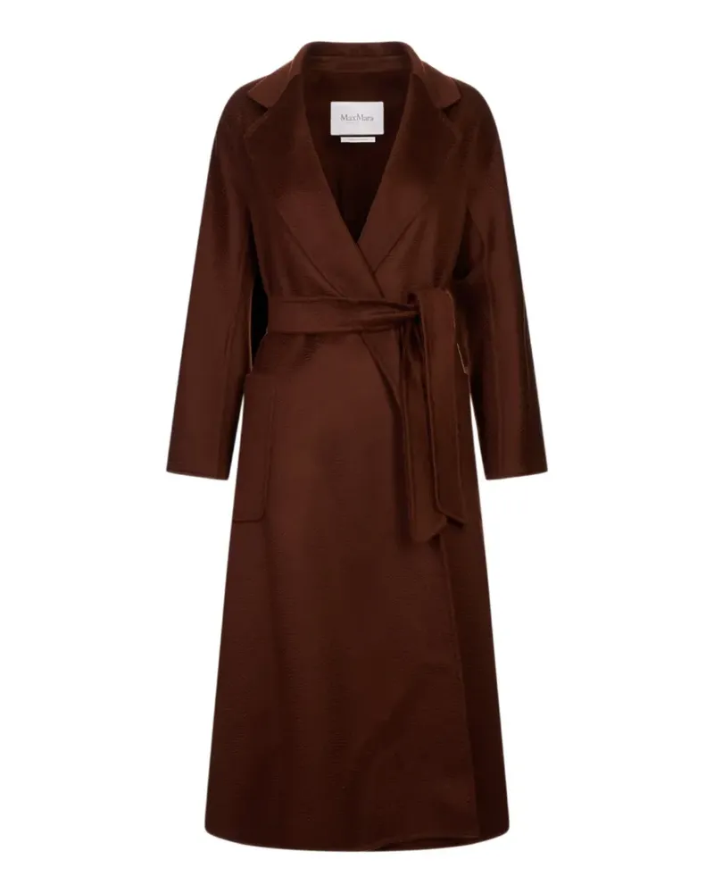 Max Mara belted wrap-style coat - Braun Braun