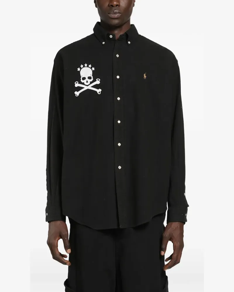 Massimo Sabbadin skull-print Broby shirt - Schwarz Schwarz