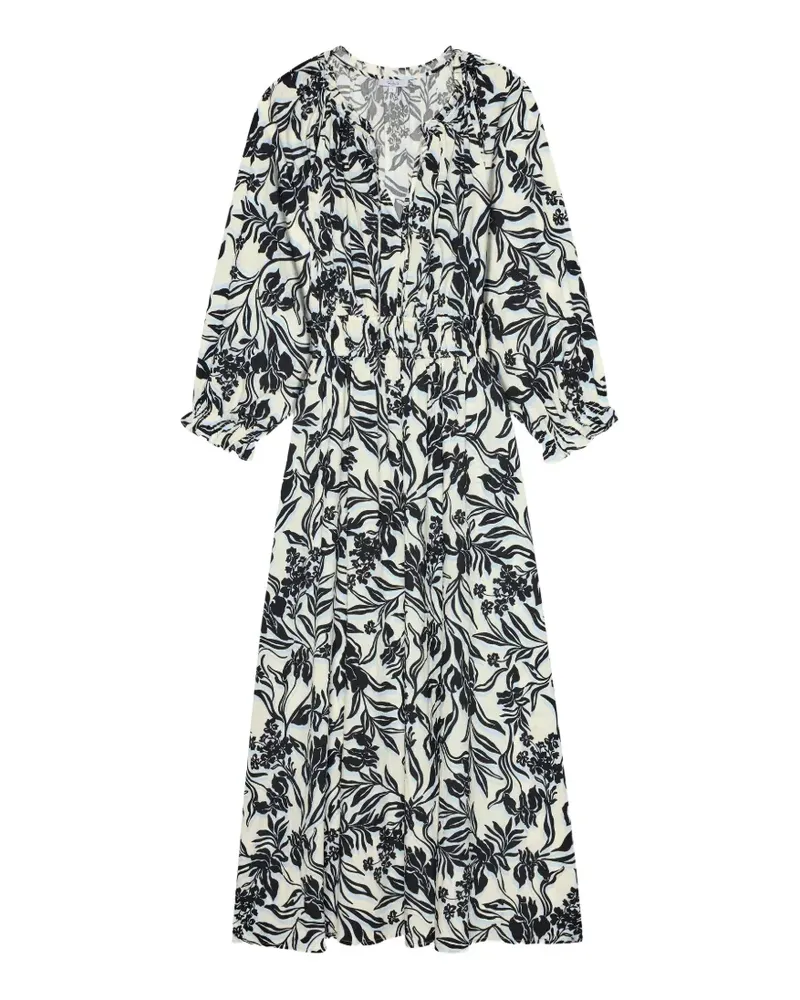 RAILS Matia floral V-neck maxi dress - Nude Nude