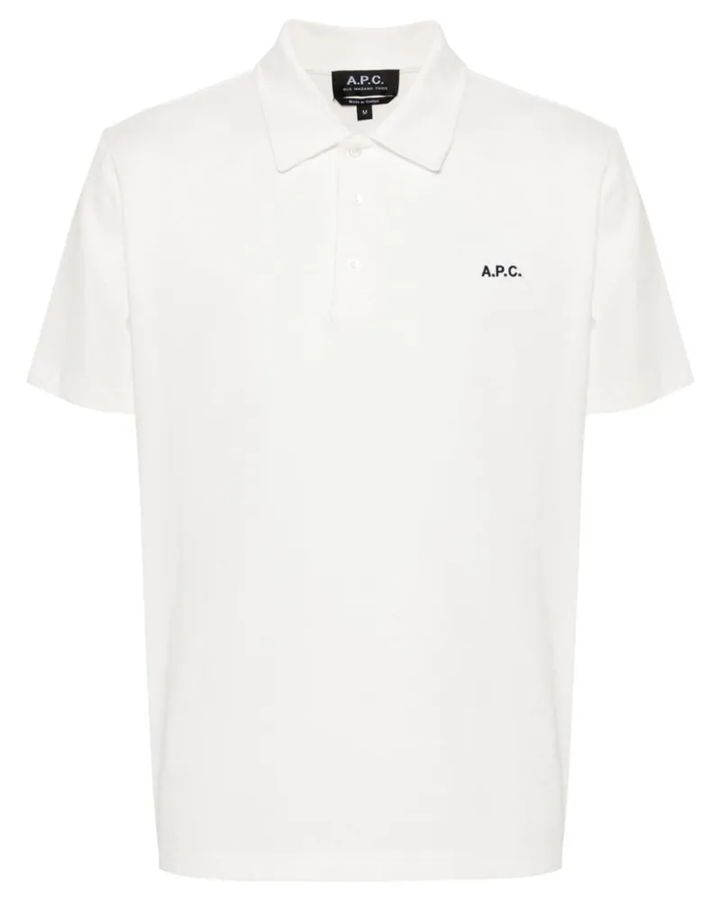 A.P.C. Carter Poloshirt - Weiß Weiß